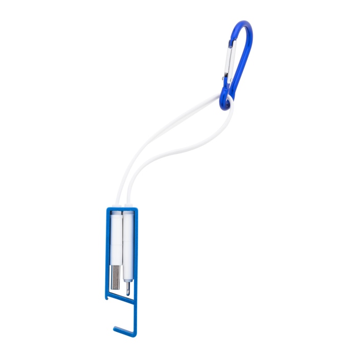 Reklámajándék | Cappy USB töltőkábel, kék