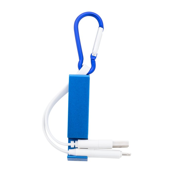 Reklámajándék | Cappy USB töltőkábel, kék