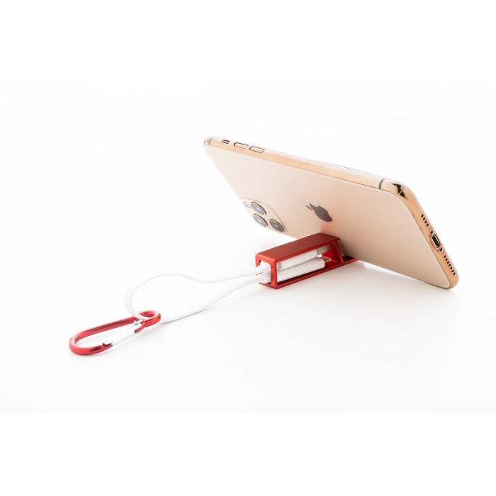 Reklámajándék | Cappy USB töltőkábel, piros