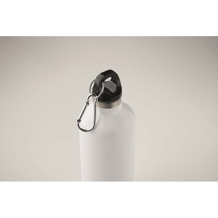 Carabi Duplafalú palack 500 ml, fehér | Reklámajándék, reklámtárgy, céges ajándék, egyedi reklámajándék Reklámajándék | Carabi Duplafalú palack 500 ml, fehér