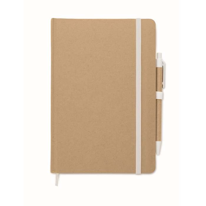 Caratil A5 notesz újrahaszn. kartonból, fehér | Reklámajándék, reklámtárgy, céges ajándék, egyedi reklámajándék Reklámajándék | Caratil A5 notesz újrahaszn. kartonból, fehér