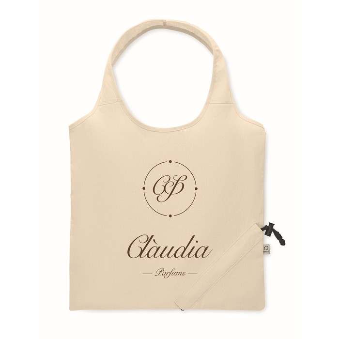 Reklámajándék | Carrie Összeh. bevásárlótáska 140g/m², bézs
