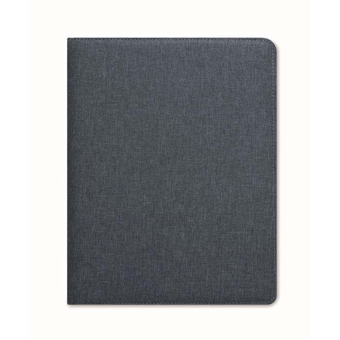 Casove A4 mappa 300D RPET, 20 lappal, kék | Reklámajándék, reklámtárgy, céges ajándék, egyedi reklámajándék Reklámajándék | Casove A4 mappa 300D RPET, 20 lappal, kék