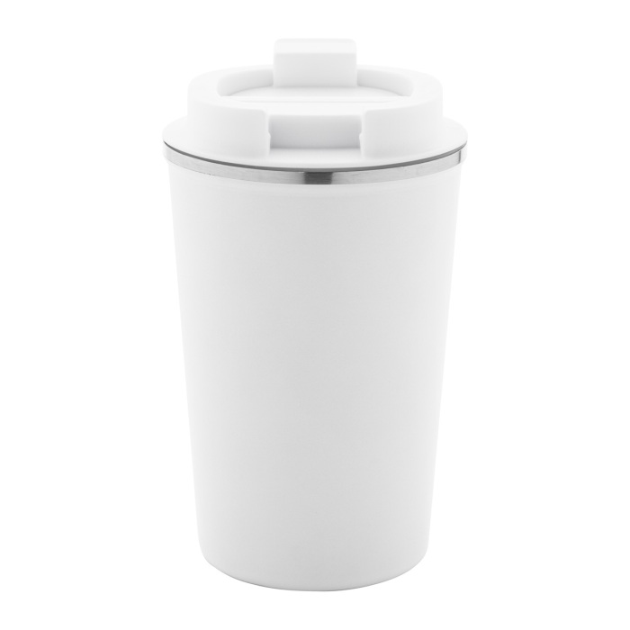 Reklámajándék | Catimor thermo pohár, fehér, 350 ml