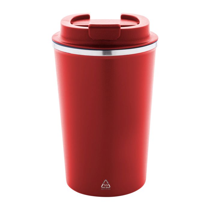 Reklámajándék | Catimor thermo pohár, piros, 350 ml