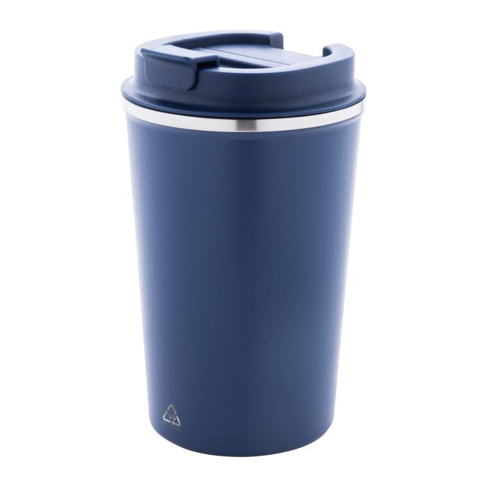 Reklámajándék | Catimor thermo pohár, sötétkék, 350 ml