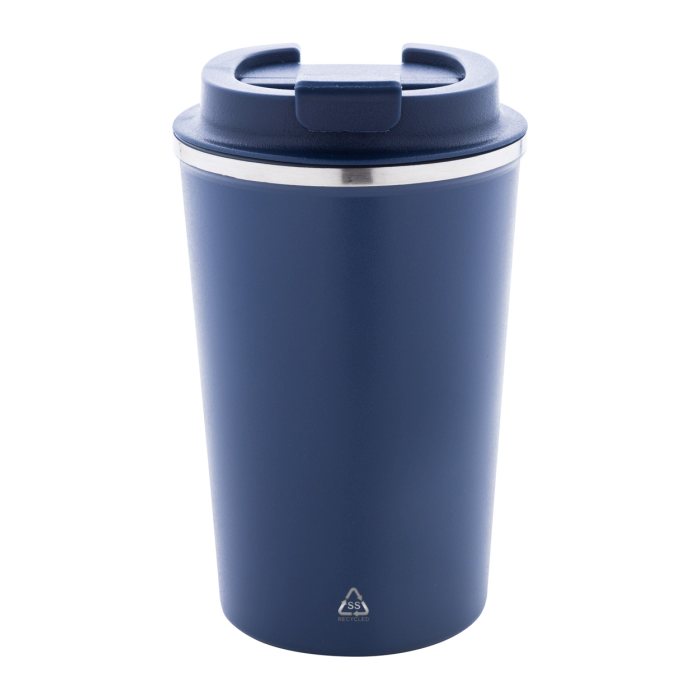 Reklámajándék | Catimor thermo pohár, sötétkék, 350 ml