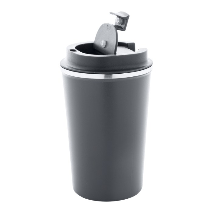 Reklámajándék | Catimor thermo pohár, szürke, 350 ml