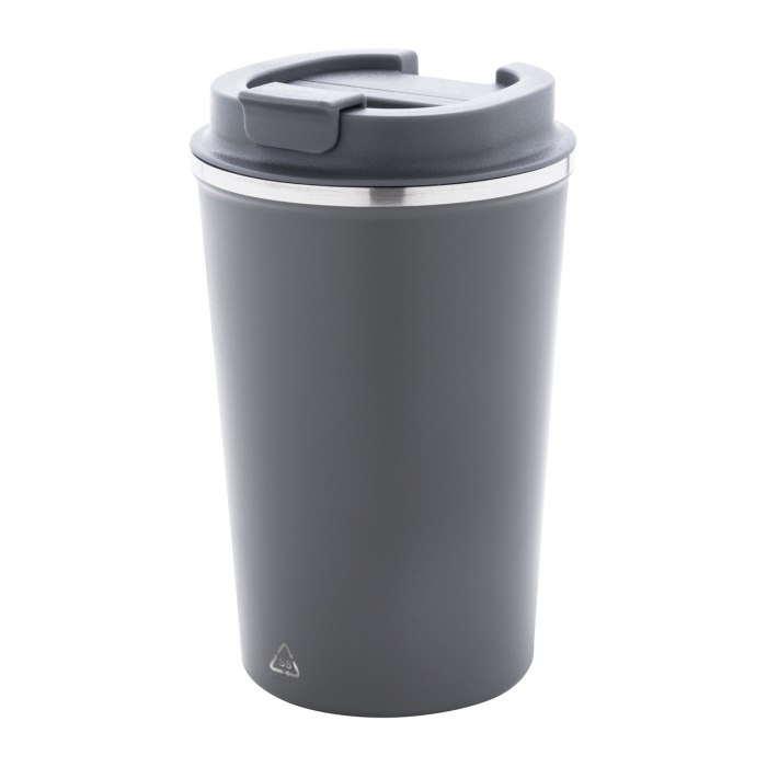 Reklámajándék | Catimor thermo pohár, szürke, 350 ml
