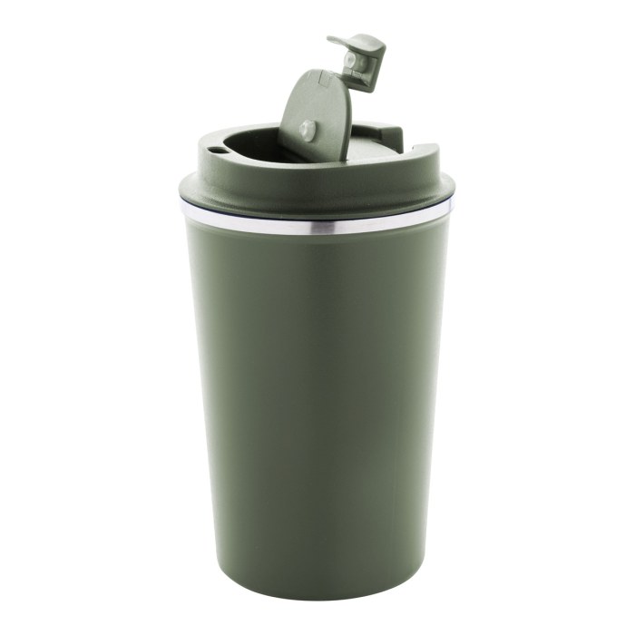 Reklámajándék | Catimor thermo pohár, zöld, 350 ml