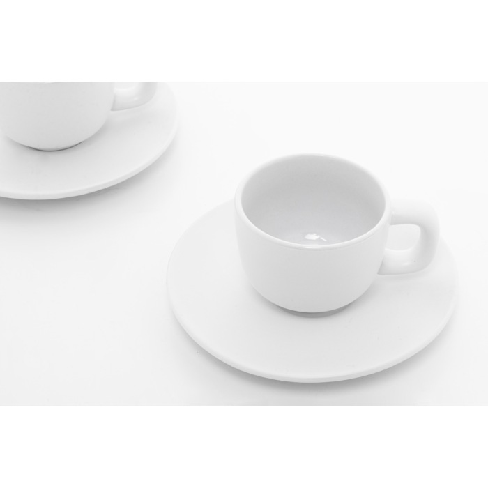 Reklámajándék | Caturra espresso csésze szett, fehér