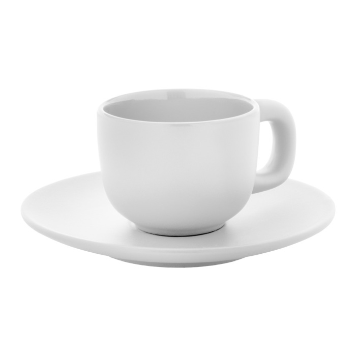 Reklámajándék | Caturra espresso csésze szett, fehér