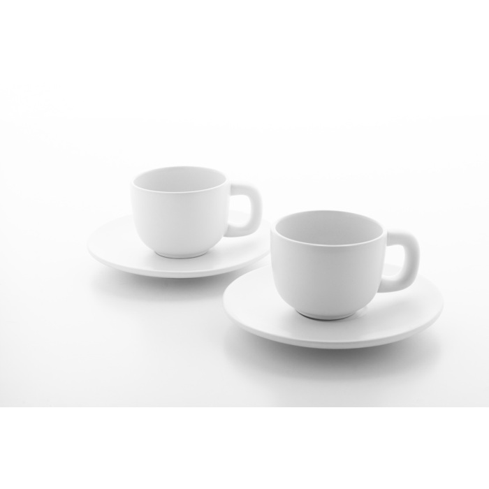 Reklámajándék | Caturra espresso csésze szett, fehér