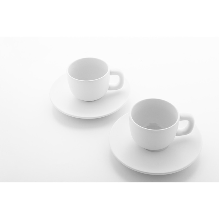 Reklámajándék | Caturra espresso csésze szett, fehér