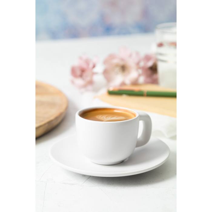 Reklámajándék | Caturra espresso csésze szett, fehér