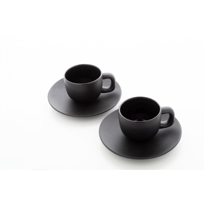 Reklámajándék | Caturra espresso csésze szett, fekete