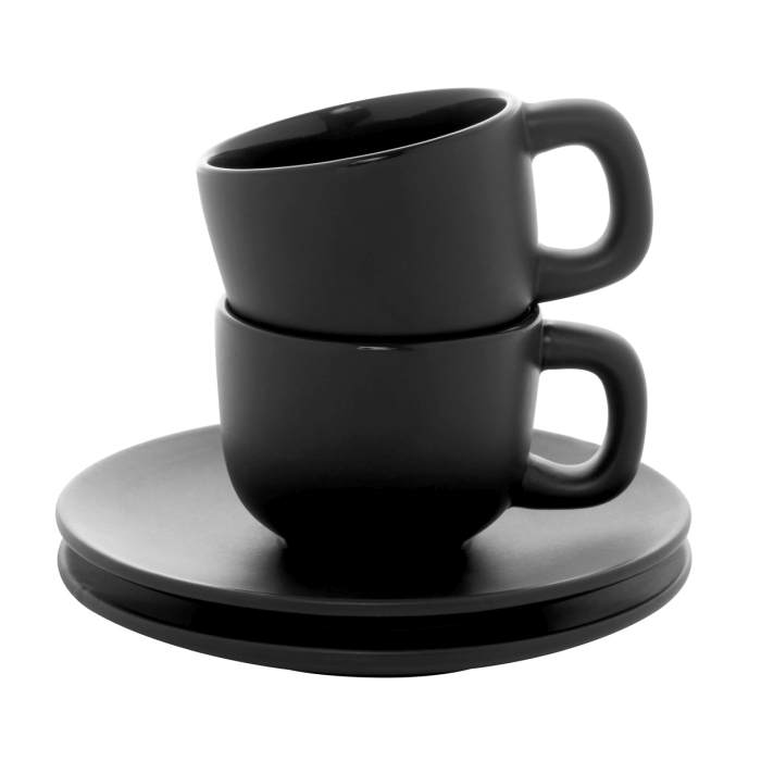 Reklámajándék | Caturra espresso csésze szett, fekete
