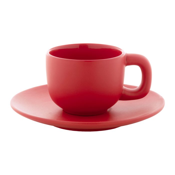 Reklámajándék | Caturra espresso csésze szett, piros