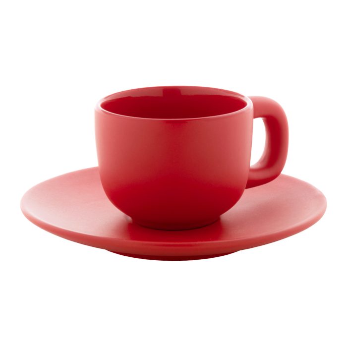 Reklámajándék | Caturra espresso csésze szett, piros