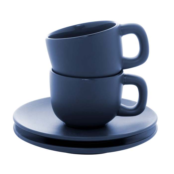 Reklámajándék | Caturra espresso csésze szett, sötétkék