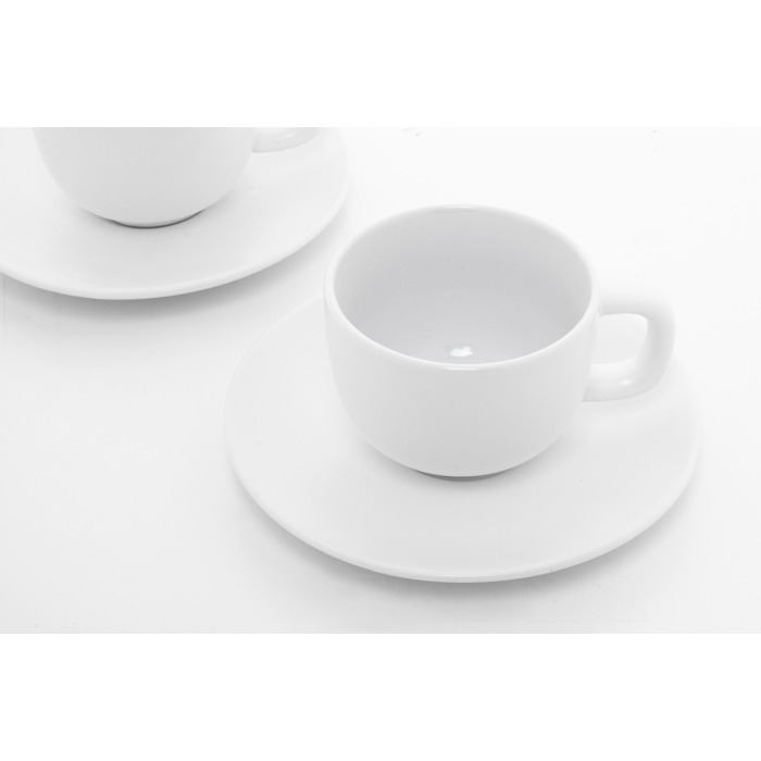 Reklámajándék | Caturra Plus cappuccino csésze szett, fehér