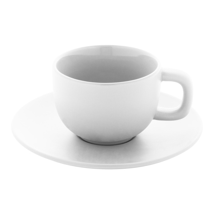 Reklámajándék | Caturra Plus cappuccino csésze szett, fehér