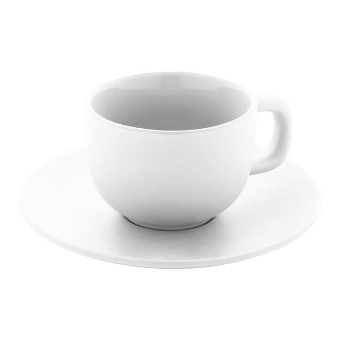 Reklámajándék | Caturra Plus cappuccino csésze szett, fehér