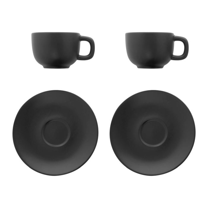 Reklámajándék | Caturra Plus cappuccino csésze szett, fekete