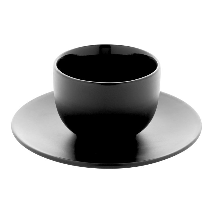 Reklámajándék | Caturra Plus cappuccino csésze szett, fekete