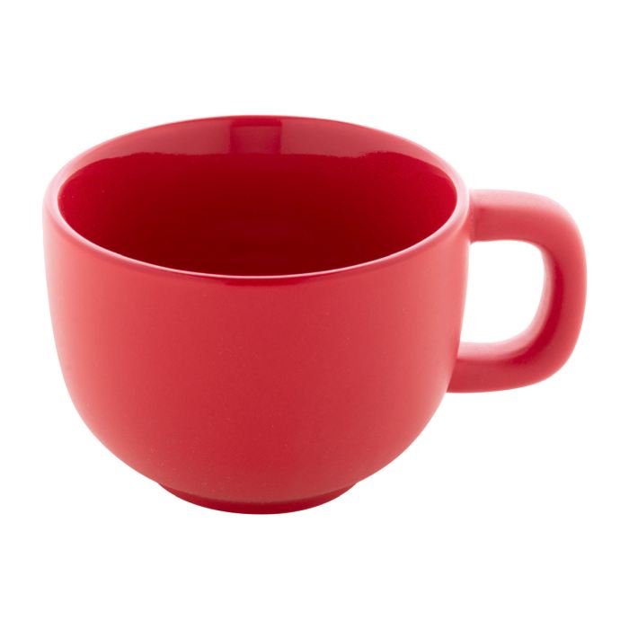 Reklámajándék | Caturra Plus cappuccino csésze szett, piros