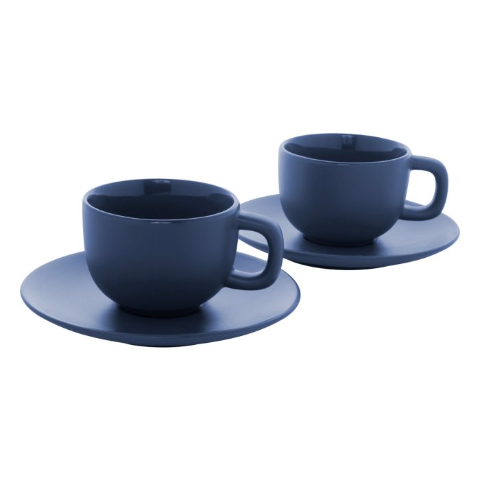 Reklámajándék | Caturra Plus cappuccino csésze szett, sötétkék