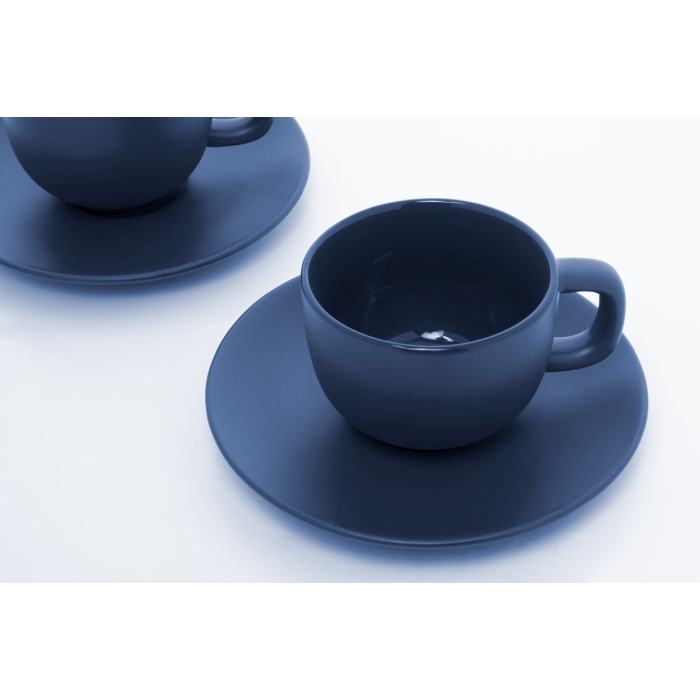 Reklámajándék | Caturra Plus cappuccino csésze szett, sötétkék
