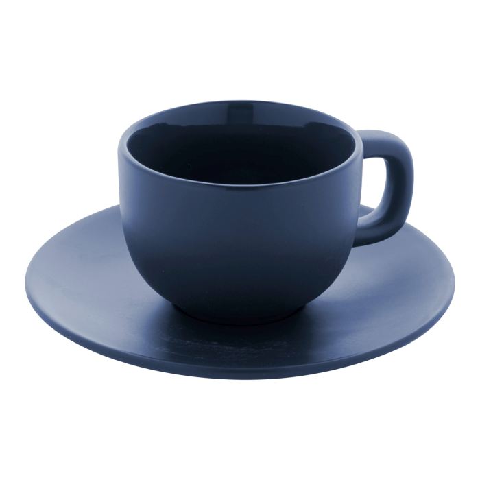 Reklámajándék | Caturra Plus cappuccino csésze szett, sötétkék
