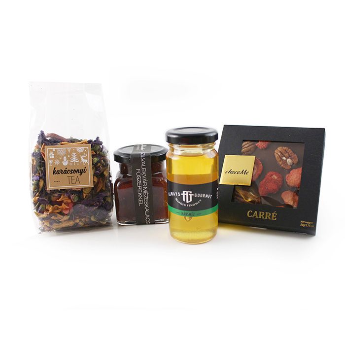 Céges Karácsonyi Ajándék: Céges ajándékcsomag - Egyszerű finomság 4