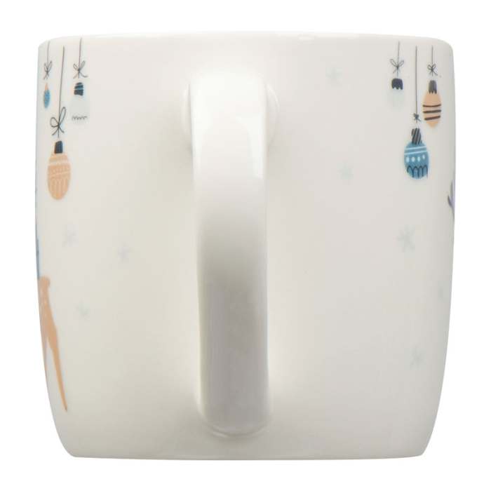 Reklámajándék | Karácsonyi bögre, 300 ml, fehér