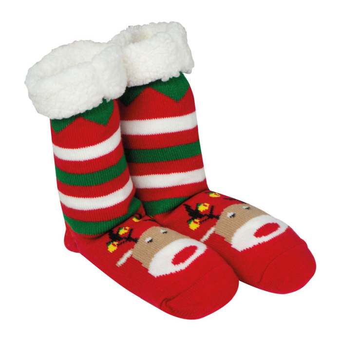 Reklámajándék | Karácsonyi zokni, színes