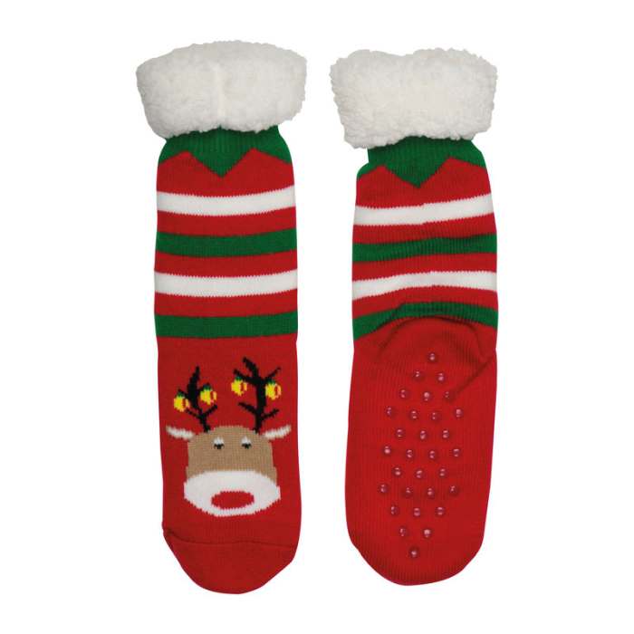 Reklámajándék | Karácsonyi zokni, színes