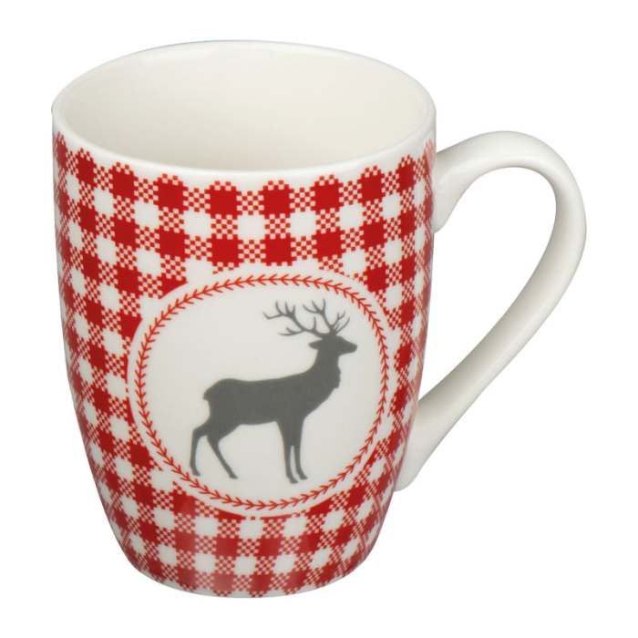 Reklámajándék | Két részes karácsonyi bögre készlet, 300 ml, színes