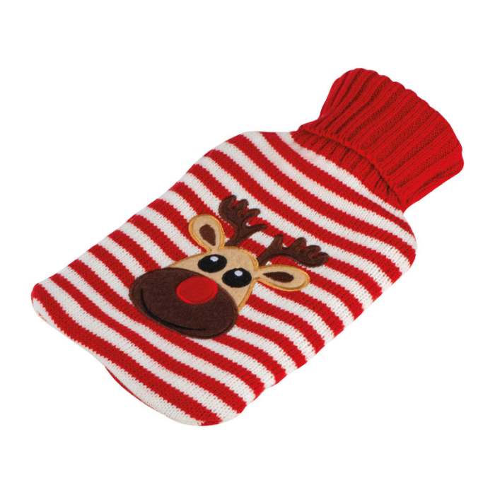 Reklámajándék | Melegvizes tömlő ünnepi köntösben, piros