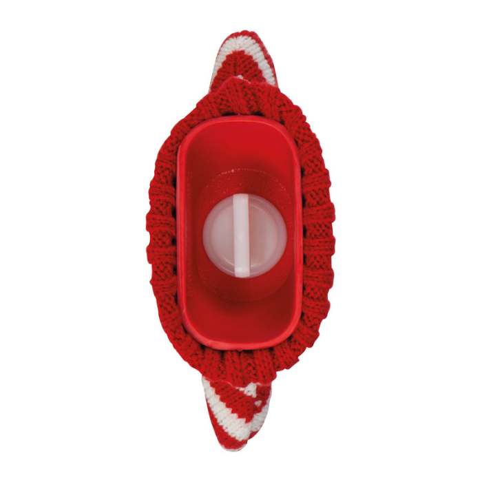 Reklámajándék | Melegvizes tömlő ünnepi köntösben, piros