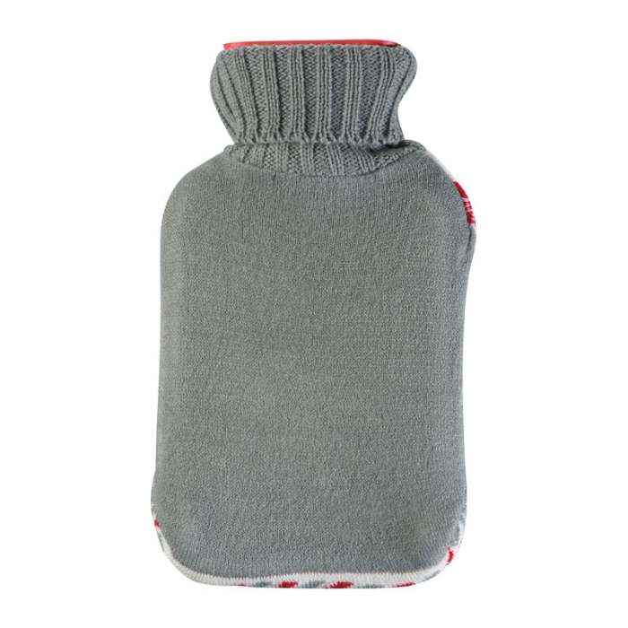 Reklámajándék | Melegvizes tömlő ünnepi köntösben, szürke