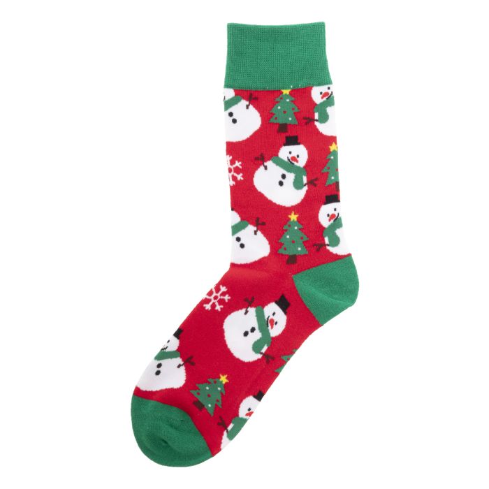 Reklámajándék | Sokkex karácsonyi zokni, piros