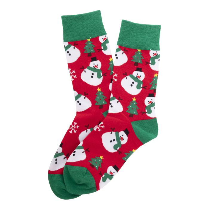 Reklámajándék | Sokkex karácsonyi zokni, piros
