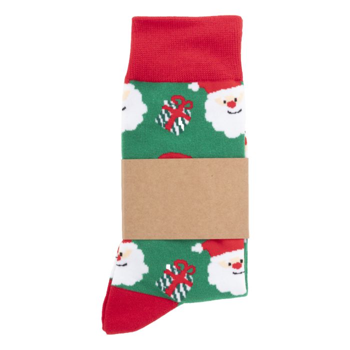 Reklámajándék | Sokkex karácsonyi zokni, zöld