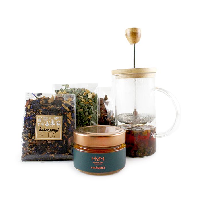 Céges karácsonyi ajándékcsomag: Céges karácsonyi ajándék - Teázós 7 Céges Karácsonyi Ajándék: Céges karácsonyi ajándék - Teázós 7