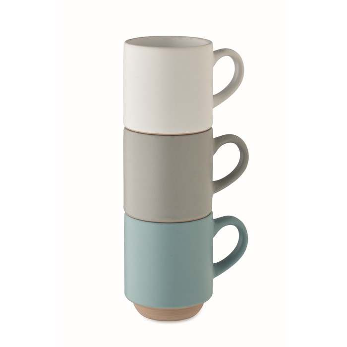 Reklámajándék | Cerack Kerámia rakásolh. bögre 170 ml, fehér