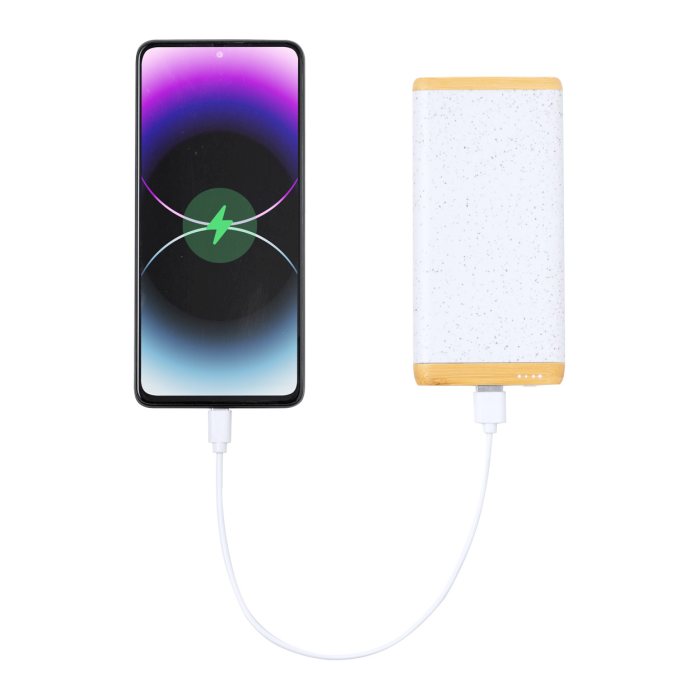Reklámajándék | Cereale power bank, fehér