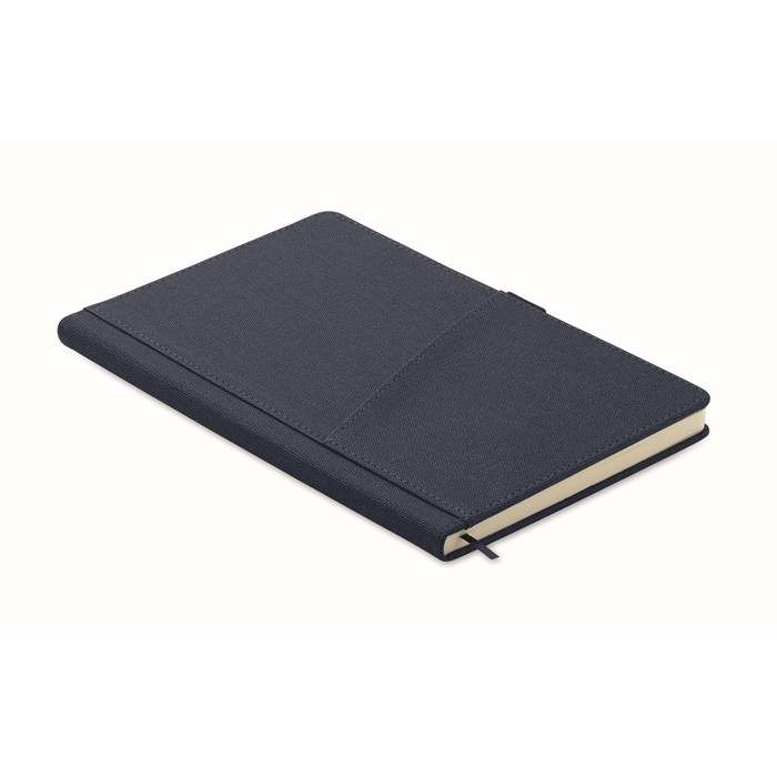 Cinco A5 jegyzetfüzet PU elülső zseb, kék | Reklámajándék, reklámtárgy, céges ajándék, egyedi reklámajándék Reklámajándék | Cinco A5 jegyzetfüzet PU elülső zseb, kék