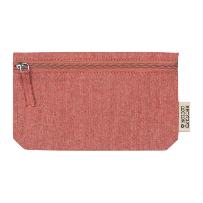 Reklámajándék | Cipzáras kozmetikai táska, piros