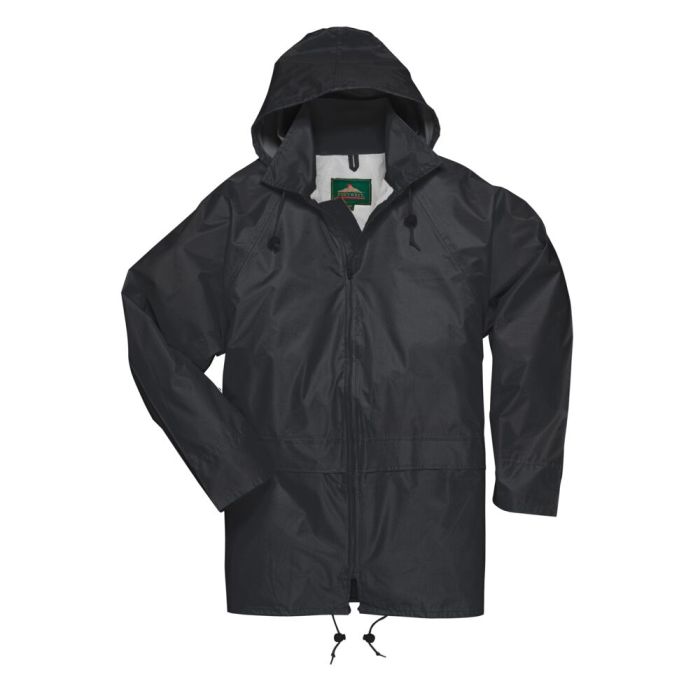 Portwest Classic esőkabát, fekete | Adgift Reklámajándéktól Portwest Classic esőkabát, fekete